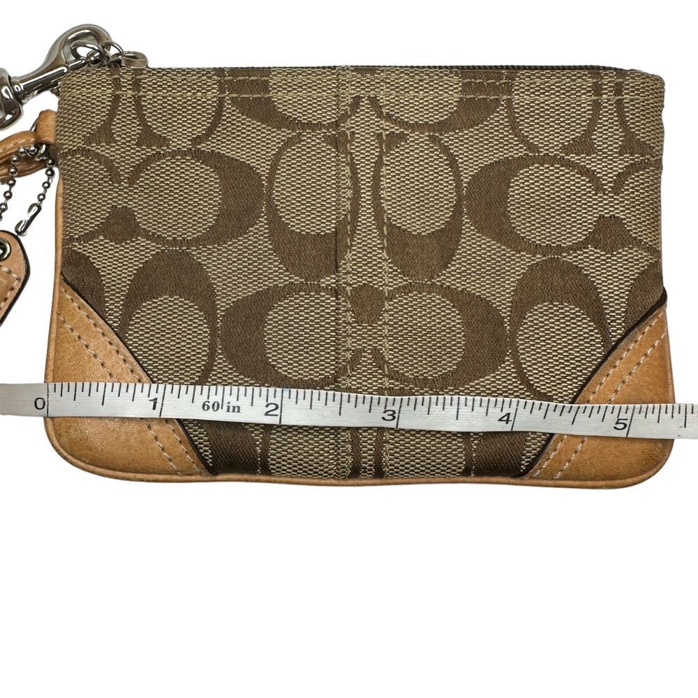 Coach Wristlet Brown Logo - Picture 5 of 11